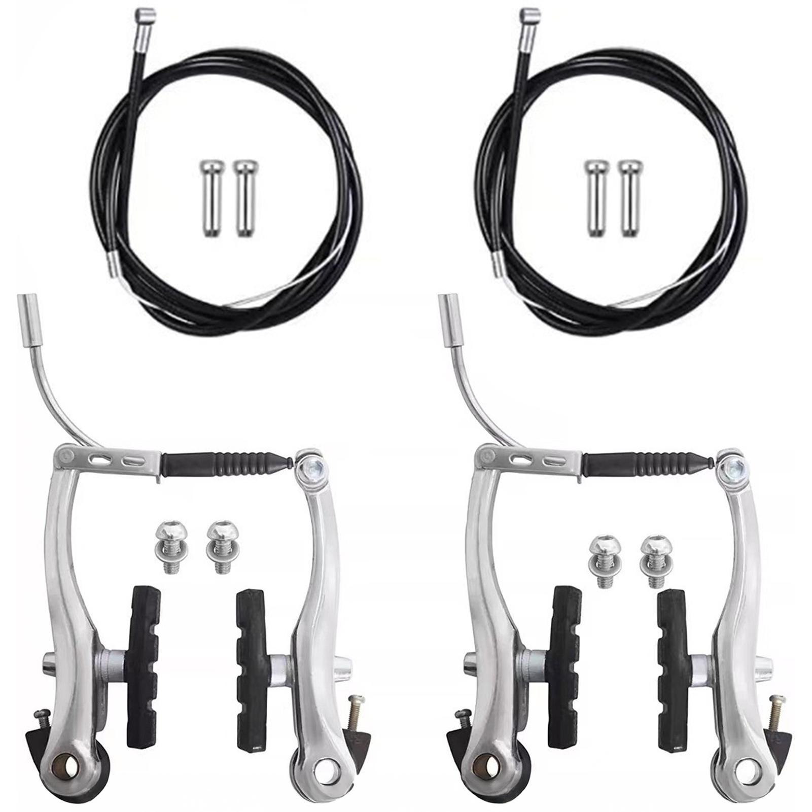 V Brake Bike Handle Brake Line Mountain Road Bike Brake V-Type Brake Lever for Road Bike and Common Bike